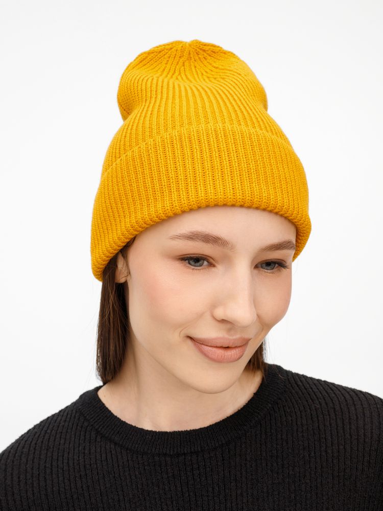 Шапка Nobilis Mono, желтая (медовая)