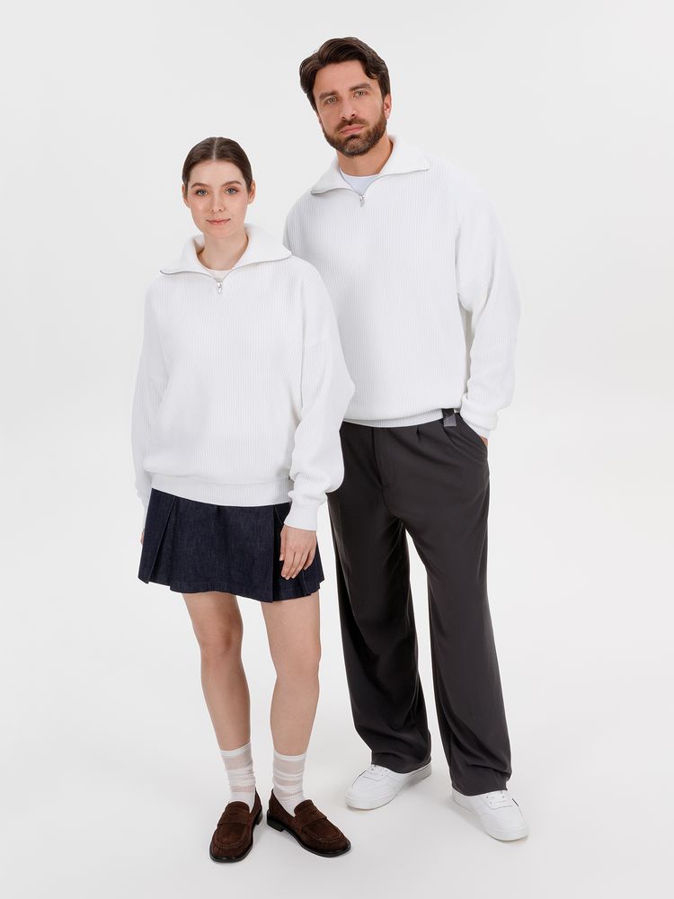 Джемпер Siluetti Birne, молочно-белый