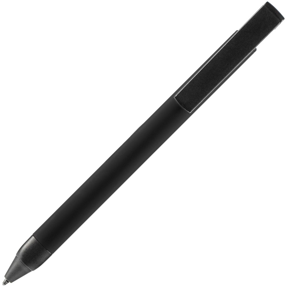 Ручка шариковая Standic с подставкой для телефона, черная Ручка шариковая Standic с подставкой для телефона, черная