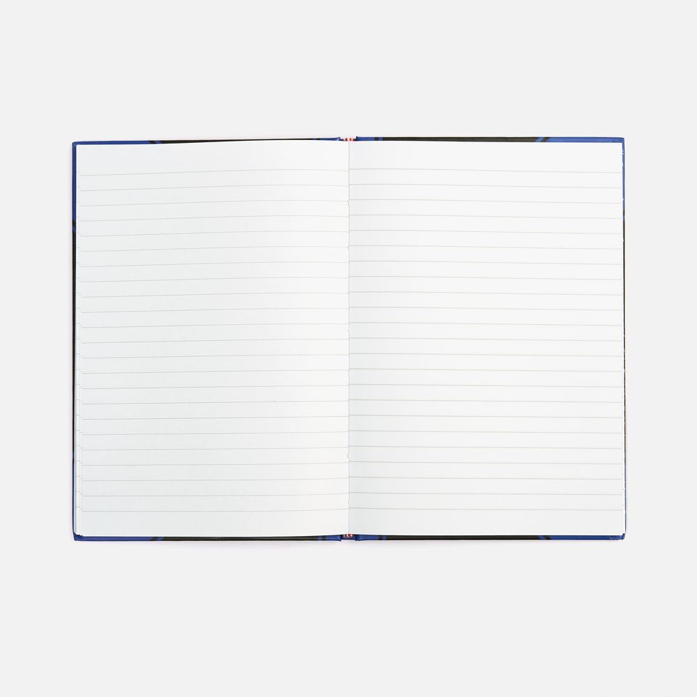 Блокнот Accenti, черный с синим