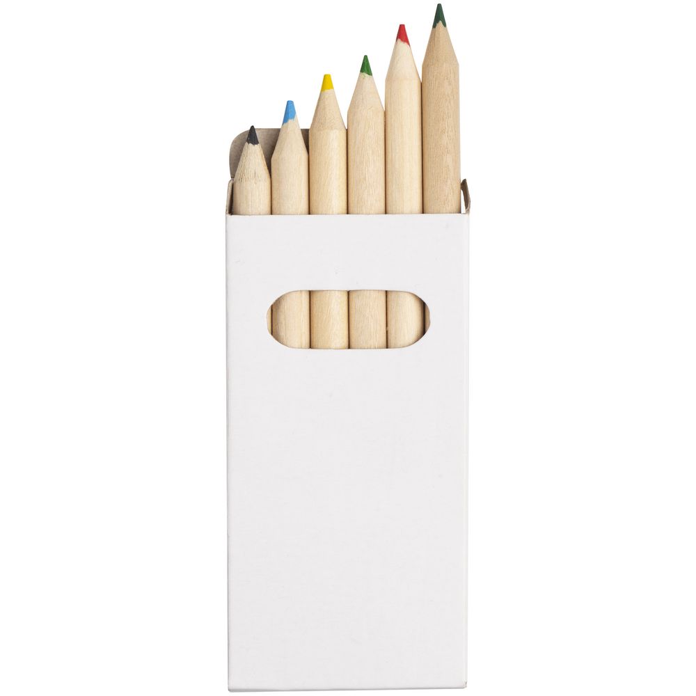 Набор цветных карандашей Pencilvania Mini, белый Набор цветных карандашей Pencilvania Mini, белый