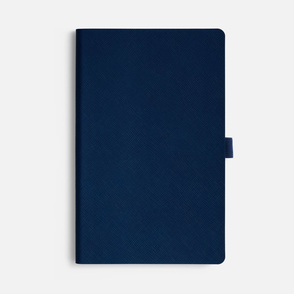 Ежедневник Lungo, недатированный, темно-синий