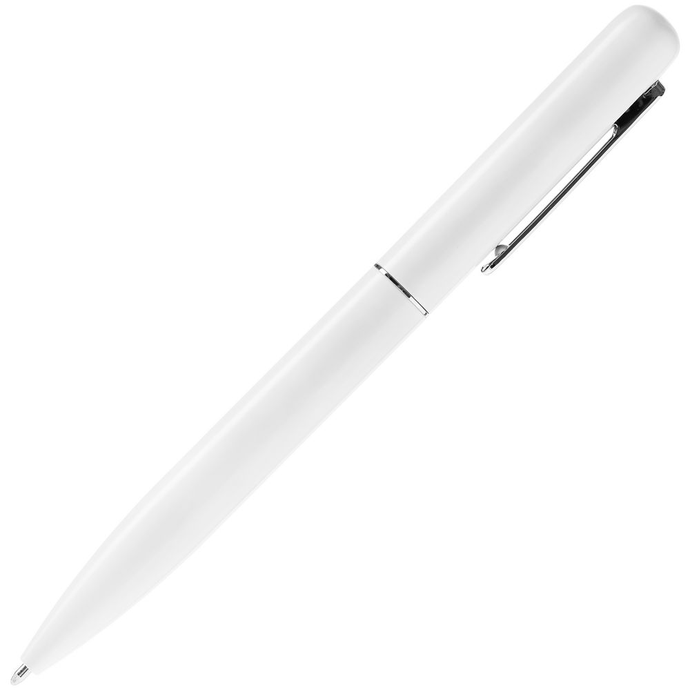 Ручка шариковая Scribo, матовая белая Ручка шариковая Scribo, матовая белая