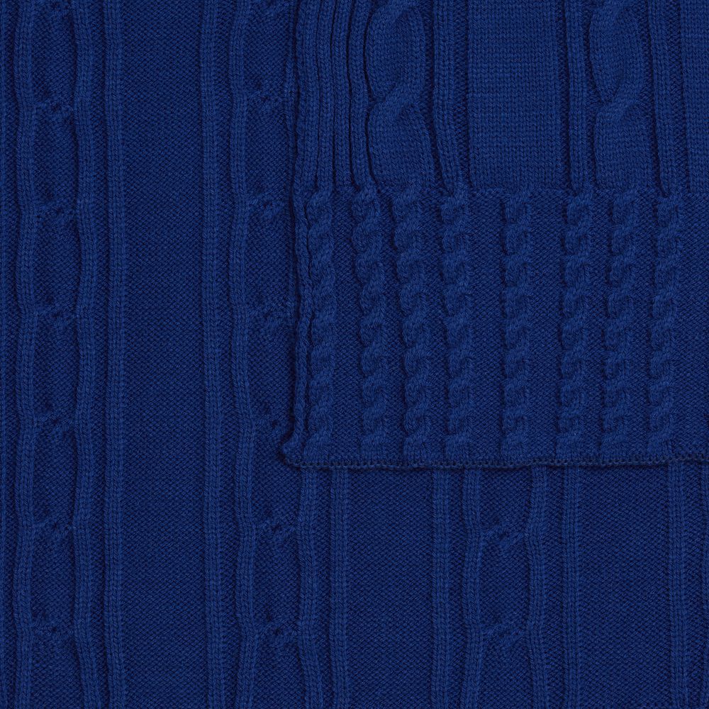 Плед Remitti, темно-синий (кобальт)