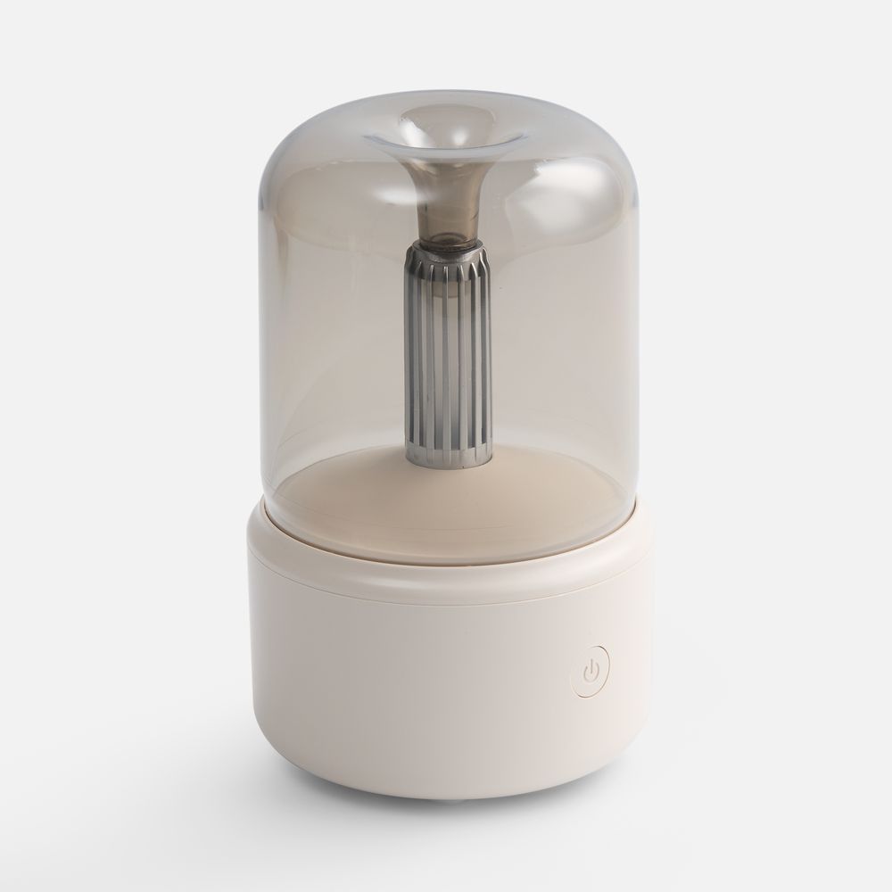 Увлажнитель-ароматизатор с подсветкой mistFlicker, молочно-белый