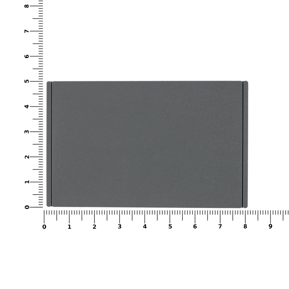 Лейбл из ПВХ Dzeta, ХL, серый