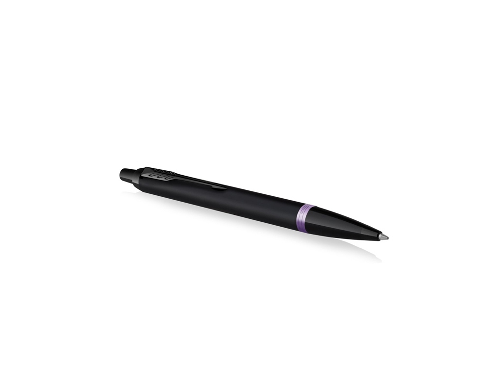 Шариковая ручка Parker IM Vibrant Rings Flame Amethyst Purple, стержень: M blue, в подарочной упаковке. Шариковая ручка Parker IM Vibrant Rings Flame Amethyst Purple, стержень: M blue, в подарочной упаковке.