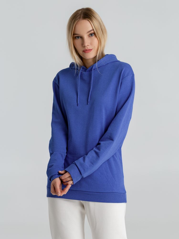 Толстовка с капюшоном унисекс Hoodie, ярко-синий меланж Толстовка с капюшоном унисекс Hoodie, ярко-синий меланж