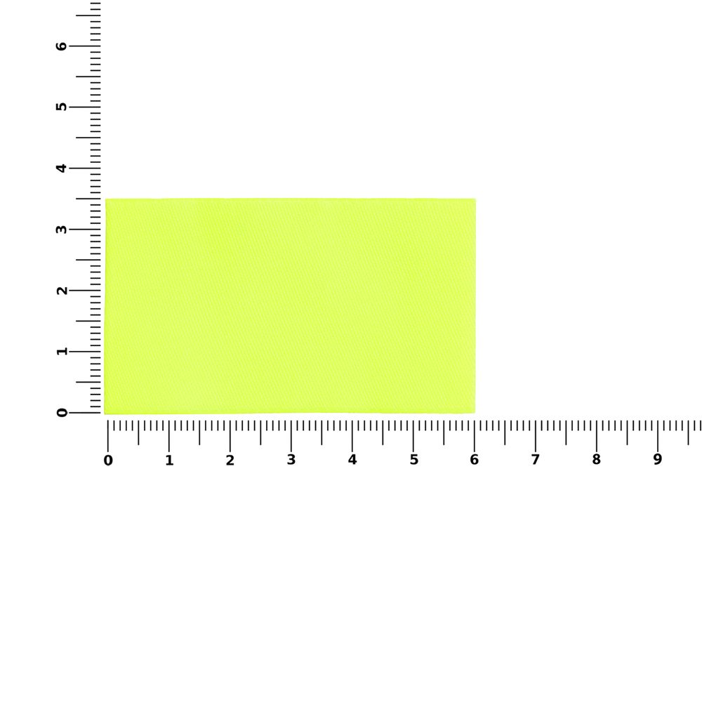 Лейбл тканевый Epsilon, M, желтый неон