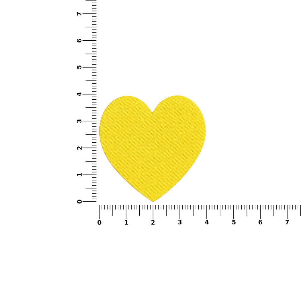 Наклейка тканевая Lunga Сor, M, желтая