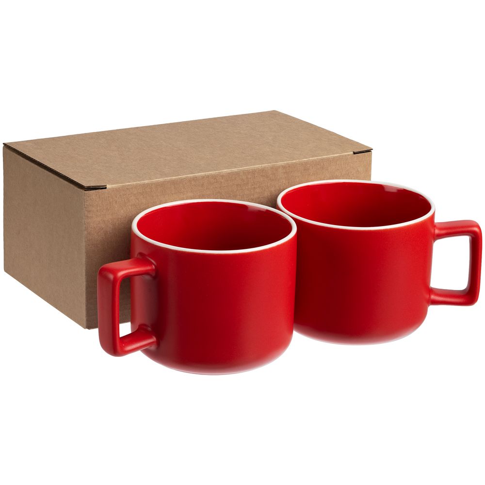Коробка Couple Cup под 2 кружки, малая, крафт Коробка Couple Cup под 2 кружки, малая, крафт