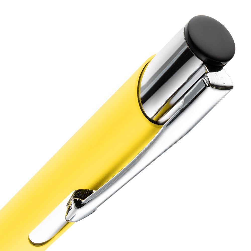 Ручка шариковая Keskus Soft Touch, желтая Ручка шариковая Keskus Soft Touch, желтая