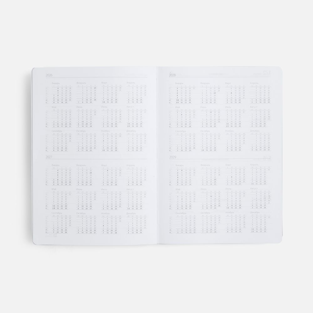 Ежедневник Must Metal, датированный, красный