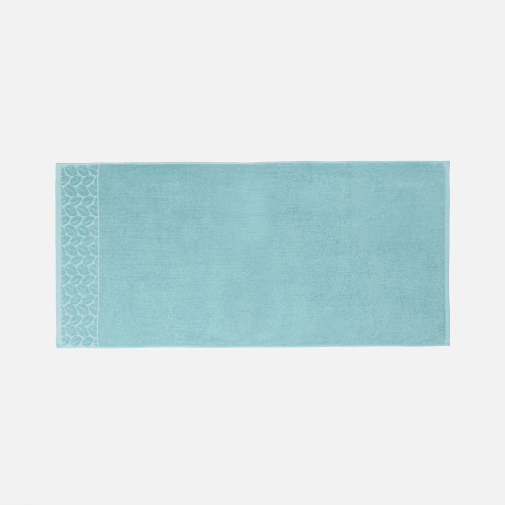 Полотенце махровое Hoya, большое, голубое