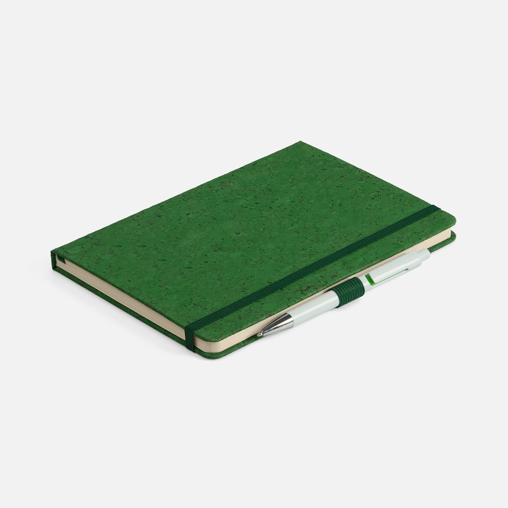 Блокнот Cork County, зеленый