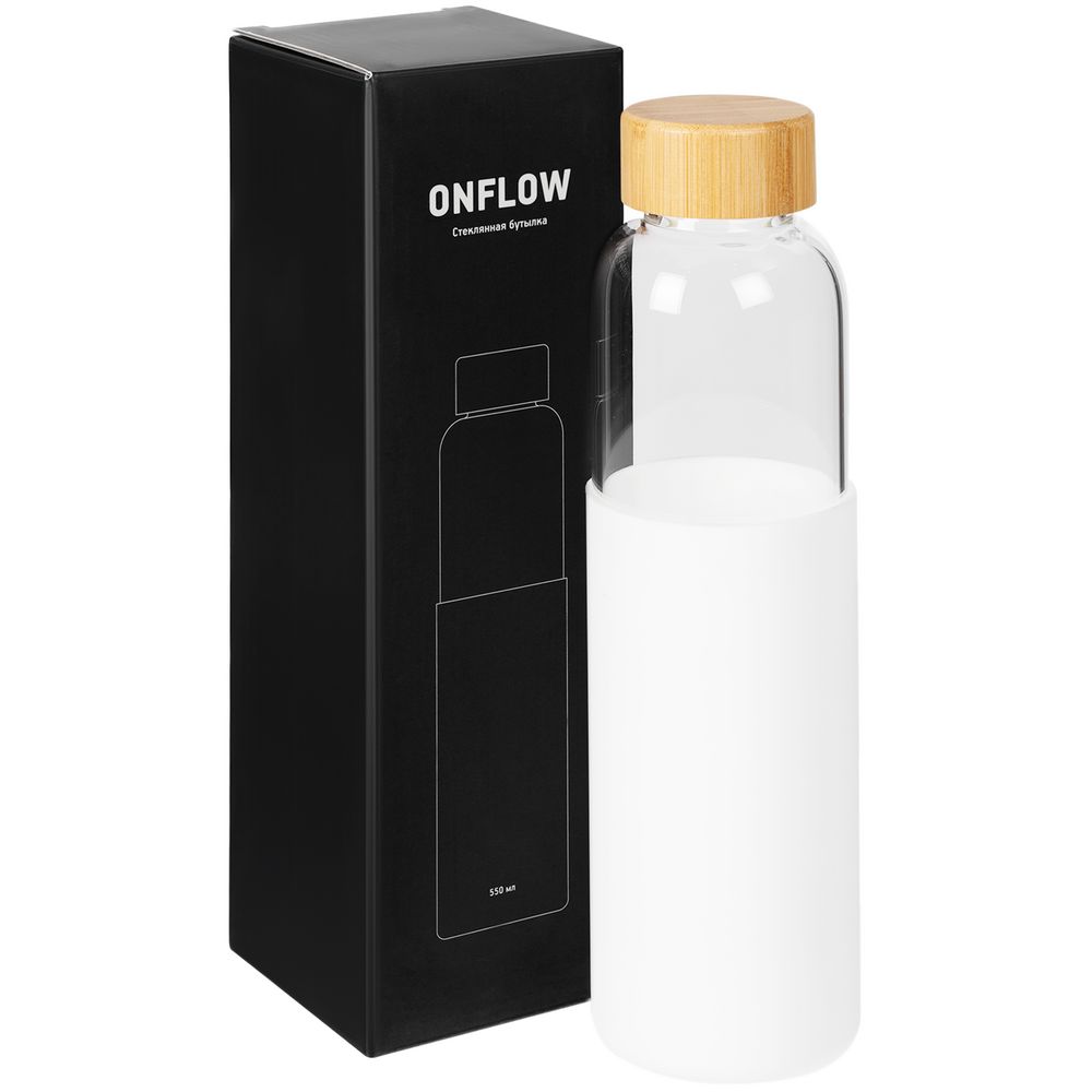 Бутылка для воды Onflow, белая Бутылка для воды Onflow, белая