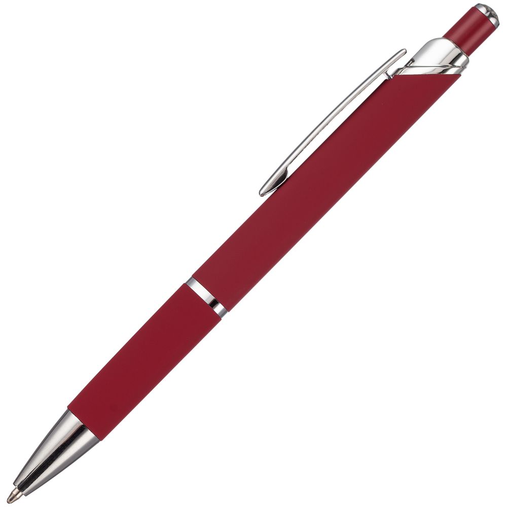 Ручка шариковая Chromos Soft Touch, красная Ручка шариковая Chromos Soft Touch, красная