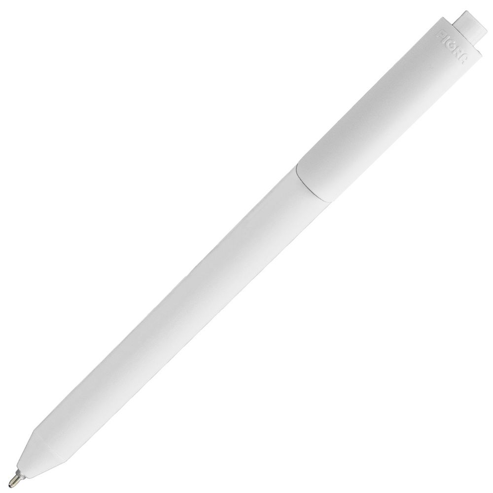 Ручка шариковая Pigra P03 Mat, белая Ручка шариковая Pigra P03 Mat, белая