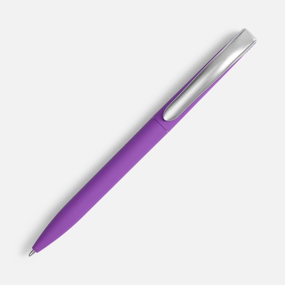 Ручка шариковая Pin Soft Touch, фиолетовая Ручка шариковая Pin Soft Touch, фиолетовая