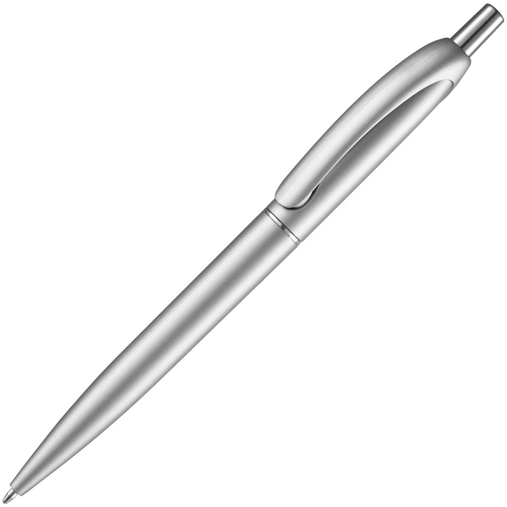 Ручка шариковая Bright Spark, серебристая Ручка шариковая Bright Spark, серебристая