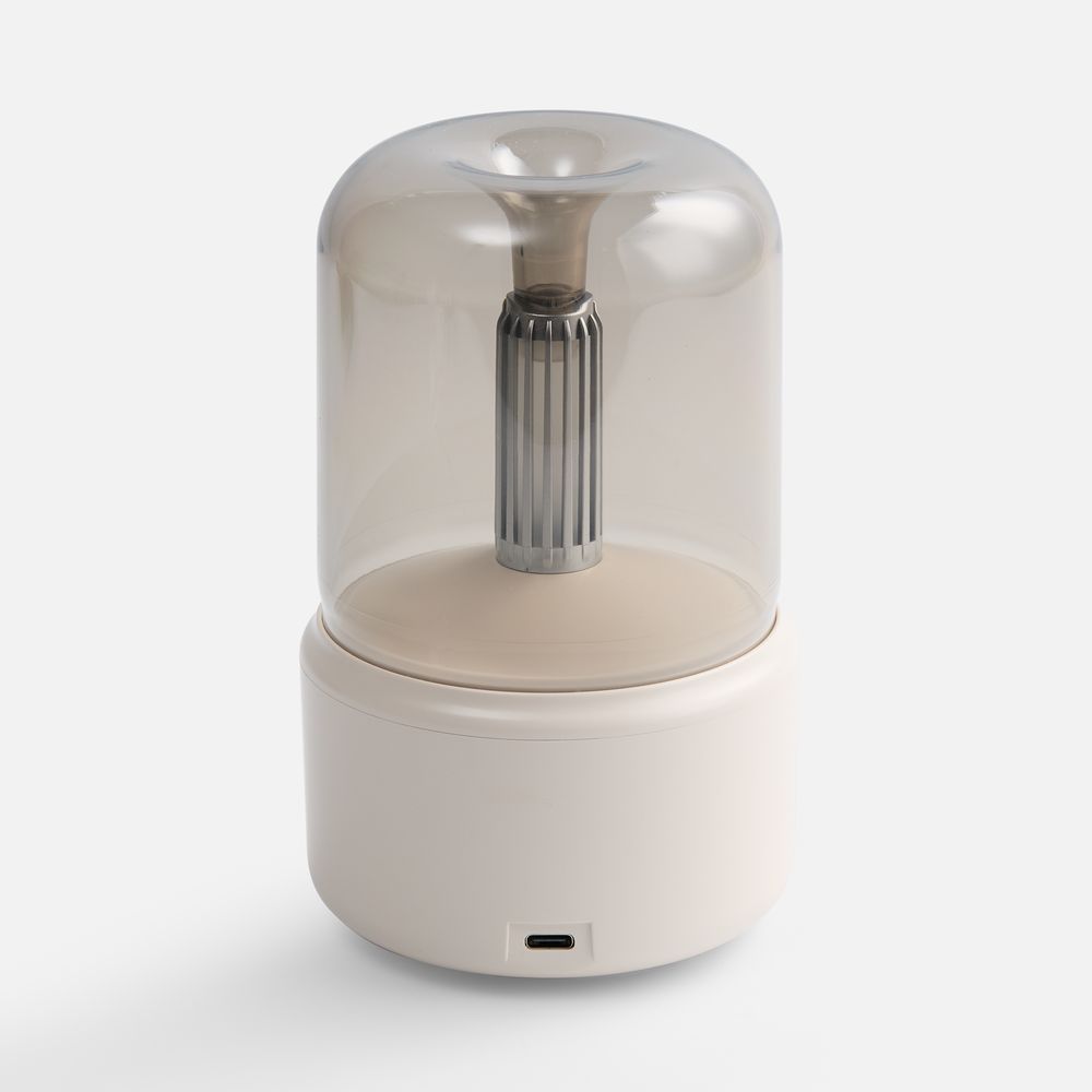 Увлажнитель-ароматизатор с подсветкой mistFlicker, молочно-белый