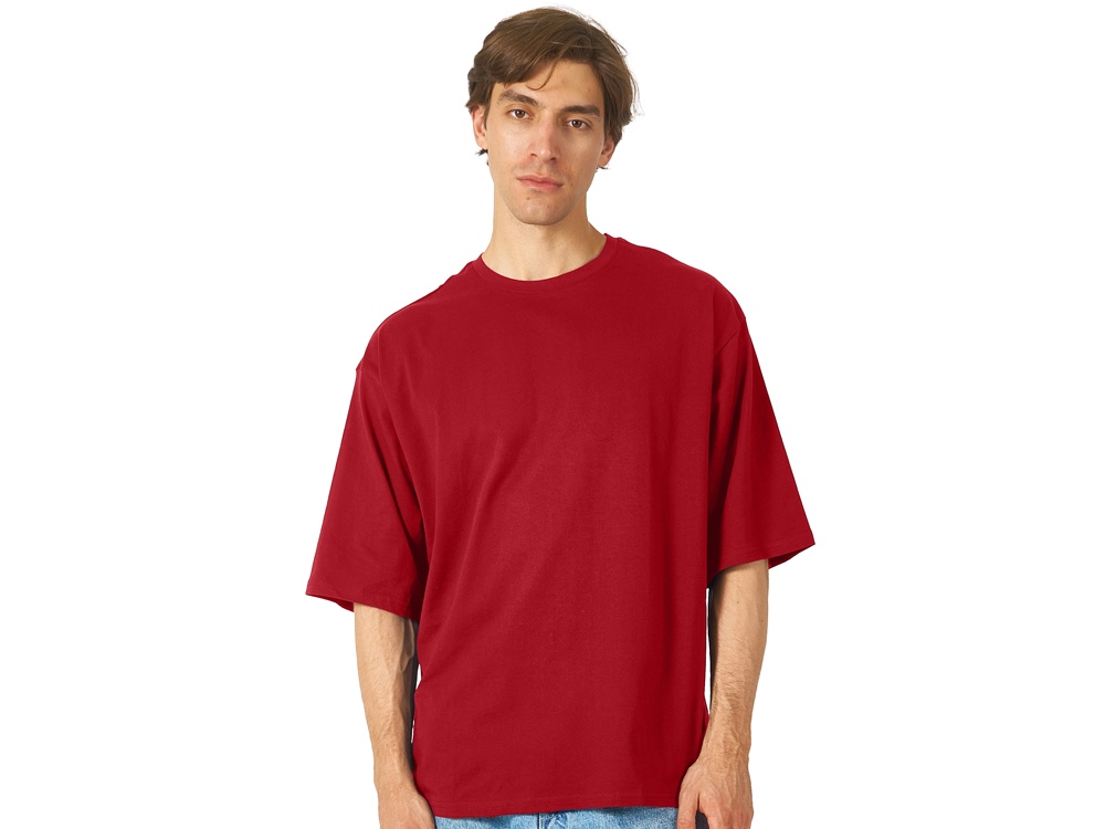 Футболка Berlin к/р оверсайз, 100% хлопок, 180гр, красный