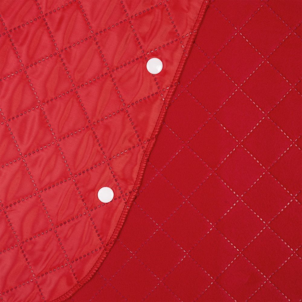 Плед-пончо для пикника SnapCoat, красный Плед-пончо для пикника SnapCoat, красный