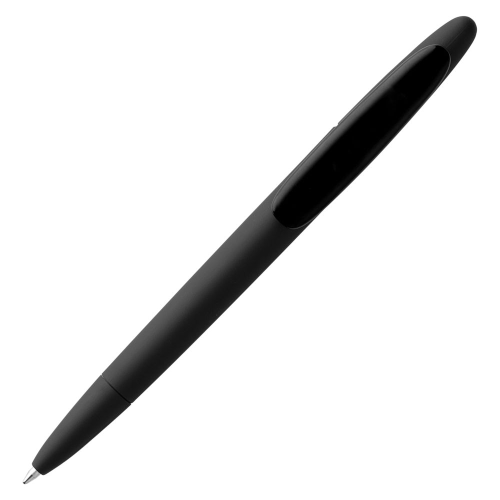 Ручка шариковая Prodir DS5 TRR-P Soft Touch, черная Ручка шариковая Prodir DS5 TRR-P Soft Touch, черная