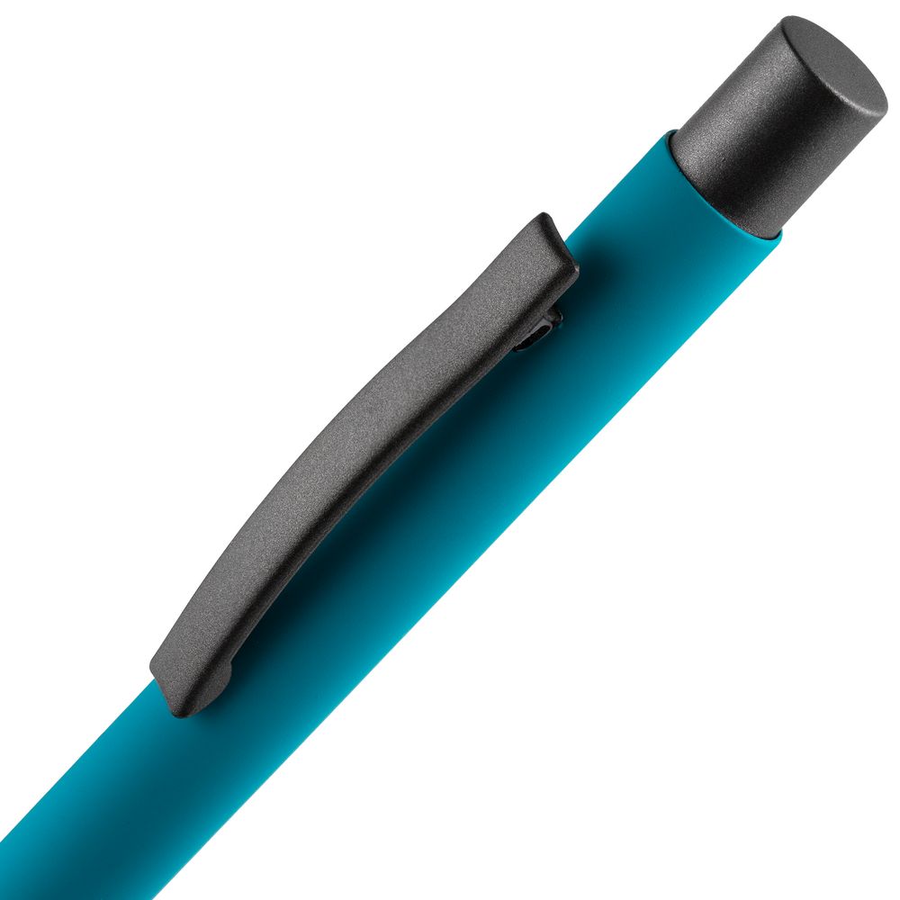 Ручка шариковая Atento Soft Touch, бирюзовая Ручка шариковая Atento Soft Touch, бирюзовая