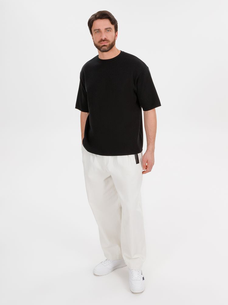 Джемпер с коротким рукавом Siluetti Volumica, черный