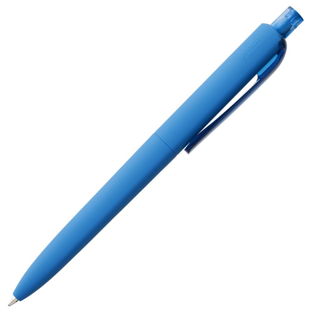Ручка шариковая Prodir DS8 PRR-T Soft Touch, голубая Ручка шариковая Prodir DS8 PRR-T Soft Touch, голубая