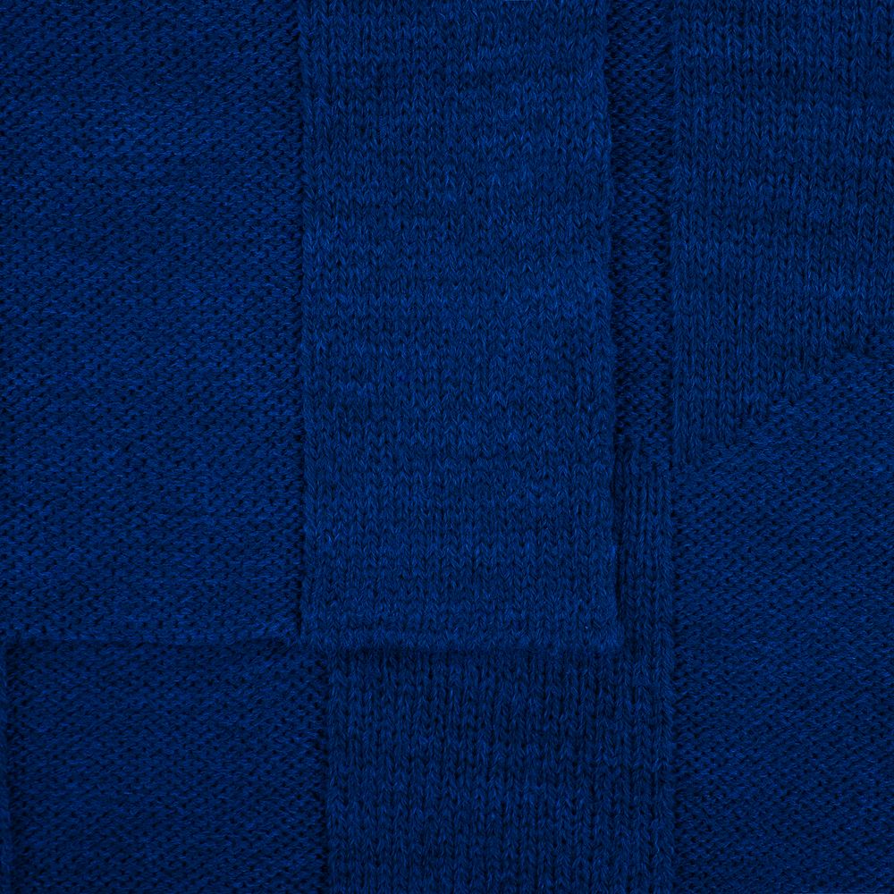 Плед Rombus, темно-синий (кобальт)