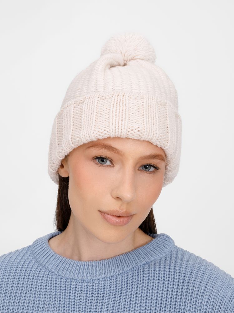 Шапка Frissonelle, жемчужно-белая