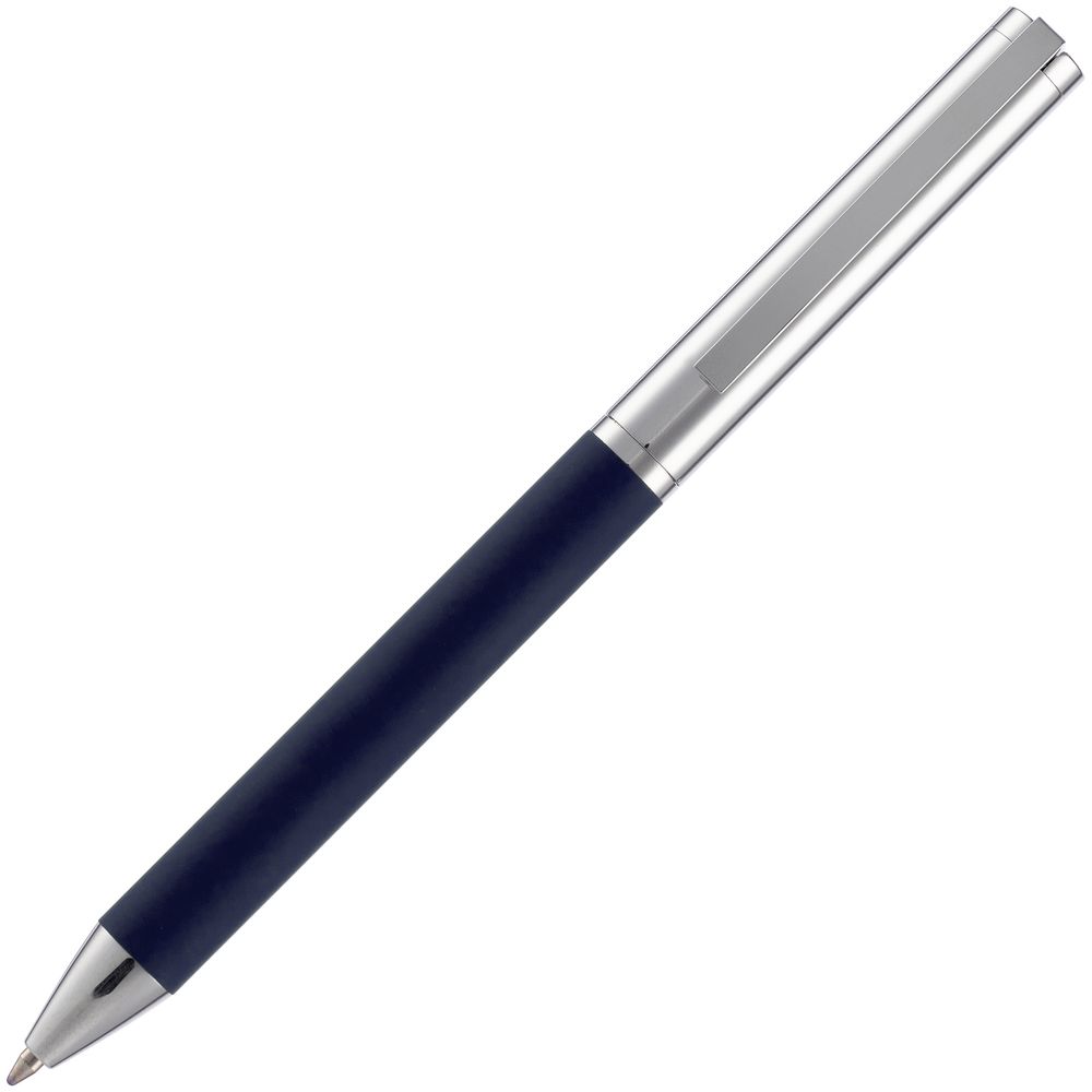 Ручка шариковая Eyeshot Soft Touch, темно-синяя Ручка шариковая Eyeshot Soft Touch, темно-синяя