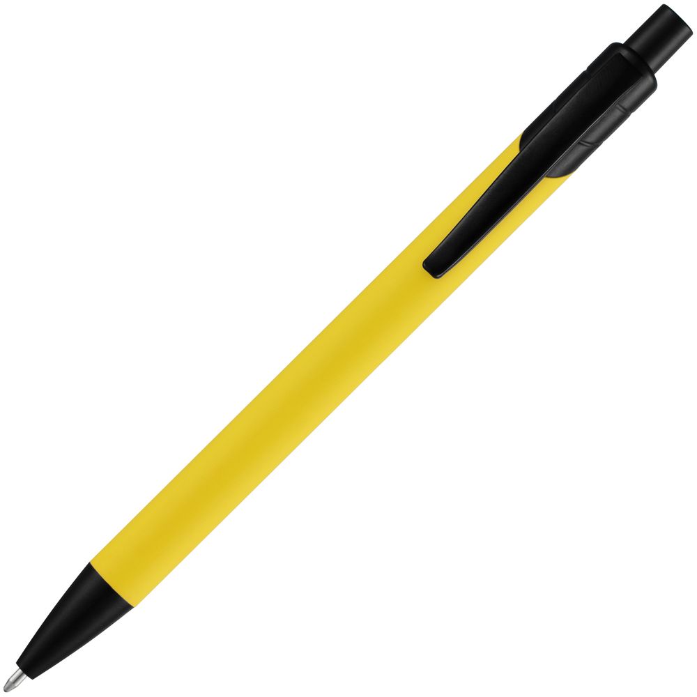 Ручка шариковая Undertone Black Soft Touch, желтая Ручка шариковая Undertone Black Soft Touch, желтая