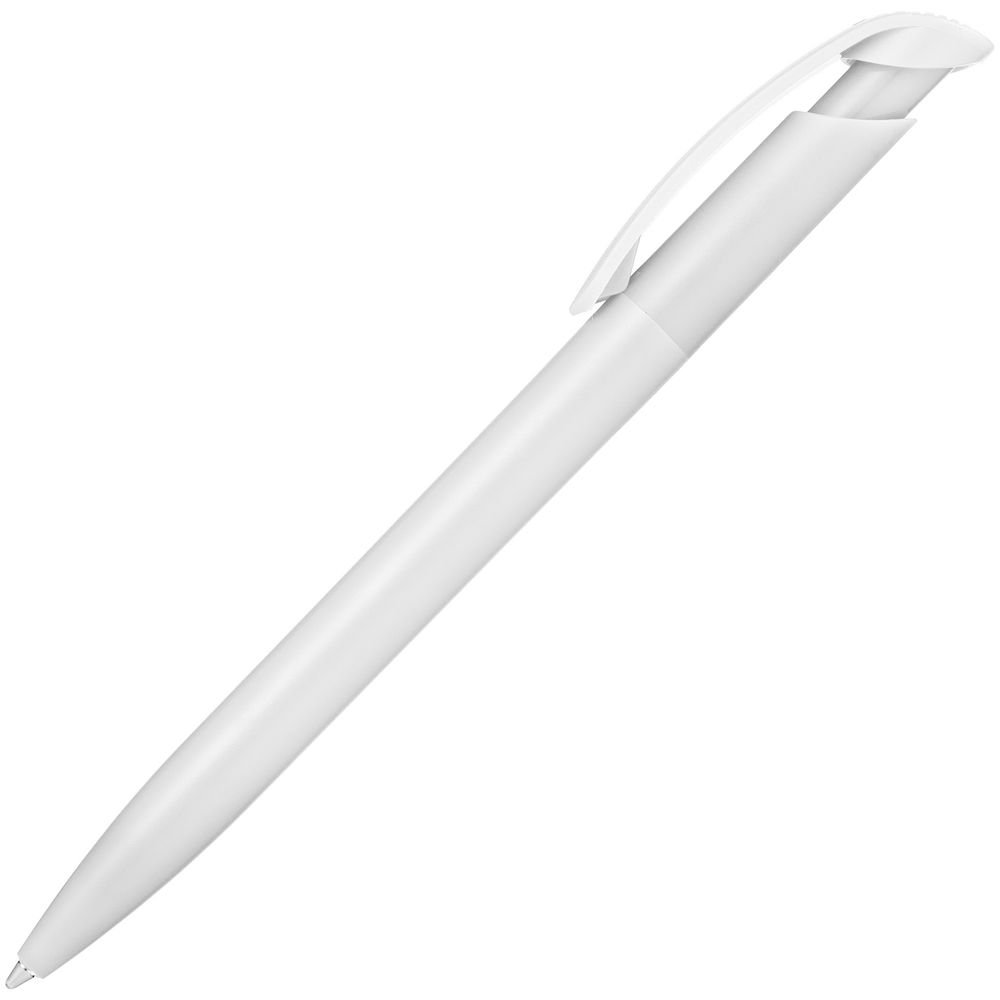 Ручка шариковая Clear Solid, белая Ручка шариковая Clear Solid, белая