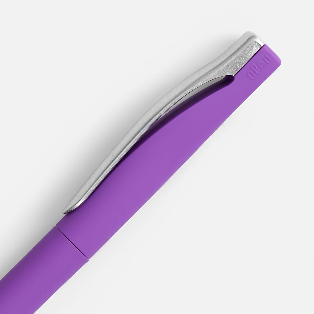 Ручка шариковая Pin Soft Touch, фиолетовая Ручка шариковая Pin Soft Touch, фиолетовая