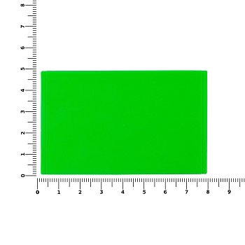 Лейбл из ПВХ Dzeta, ХL, зеленый неон