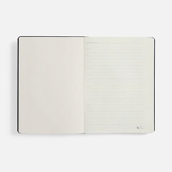 Ежедневник Urban Metal, недатированный, черный