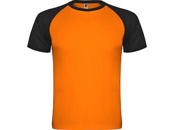 Спортивная футболка Indianapolis мужская, неоновый оранжевый/черный