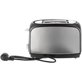 Электрический тостер Postre, серебристо-черный