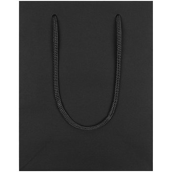 Пакет бумажный Vid S, черный