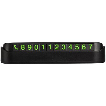 Парковочная визитка Litera, черная