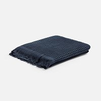 Плед вафельный Elenglect, темно-серый