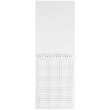 Блокнот Issa в клетку, белый