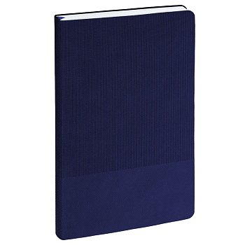 Ежедневник Knit, недатированный, темно-синий