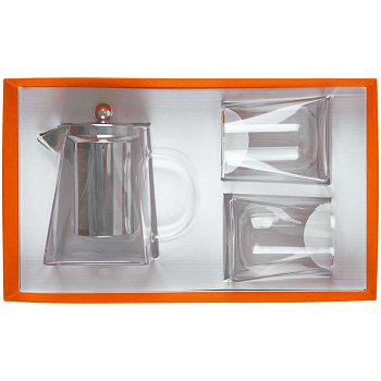 Чайный набор Quadroni в оранжевой коробке