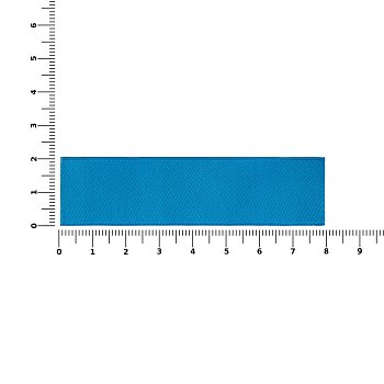 Лейбл тканевый Epsilon, S, голубой
