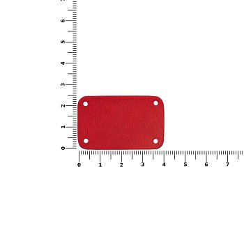 Лейбл Latte, S, красный