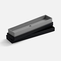 Футляр Nastro для 1 ручки, черный с серым